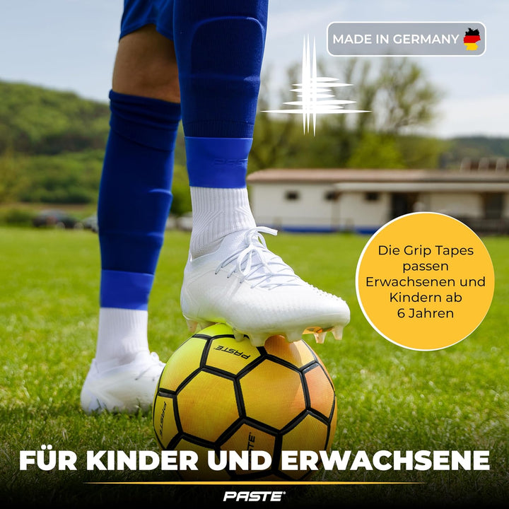 PASTE ® Schienbeinschonerhalter aus Silikon - DAS ORIGINAL - Fussball für Herren, Damen & Kinder Ein
