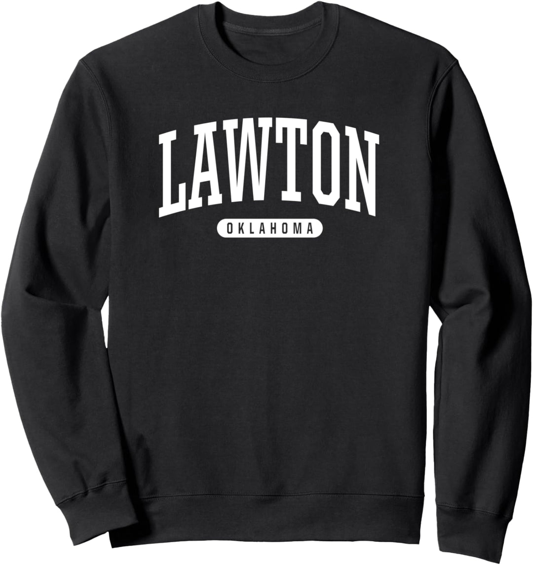 College Style Lawton Oklahoma Souvenir Geschenk Sweatshirt
