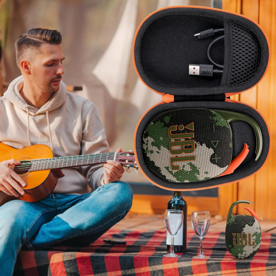 Aenllosi Harte Tasche Kompatibel mit JBL Clip 5 Bluetooth Lautsprecher Box,JBL Tragbare Wasserfest S
