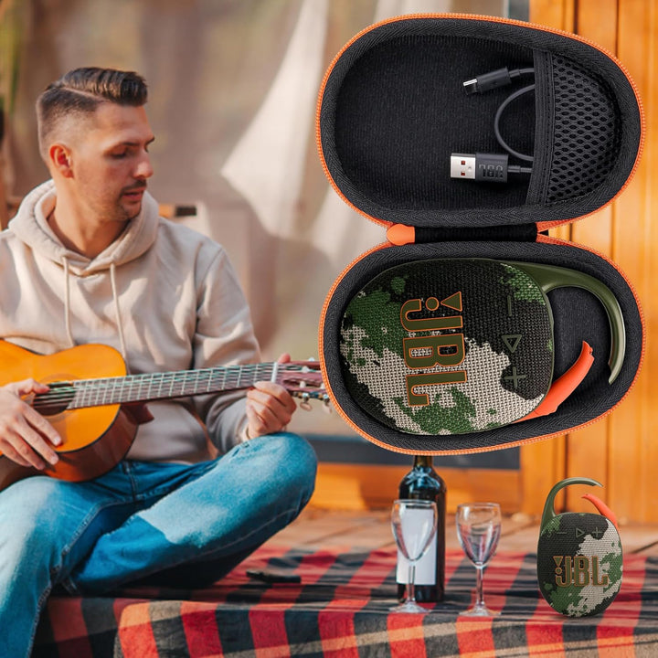 Aenllosi Harte Tasche Kompatibel mit JBL Clip 5 Bluetooth Lautsprecher Box,JBL Tragbare Wasserfest S