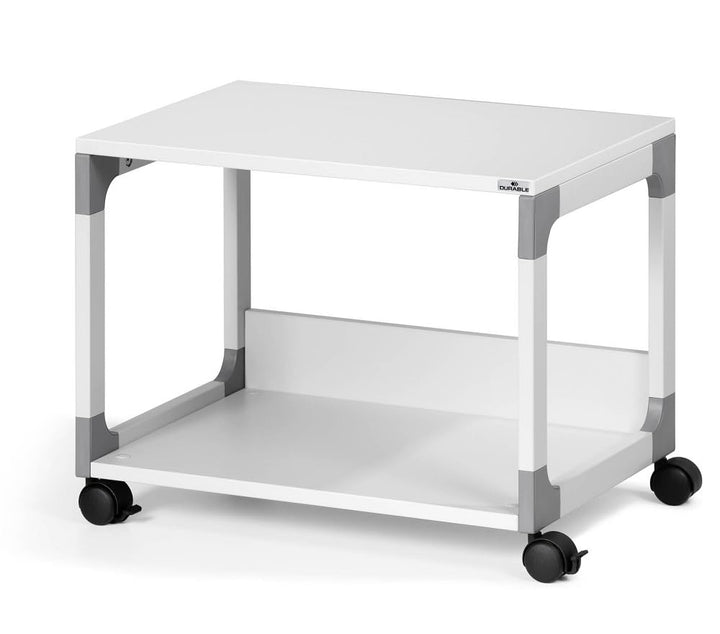Durable System Multi Trolley 48, grau, glasfaserverstärkte Ecken, Kippschutz - 600 x 477 x 432 mm, 3