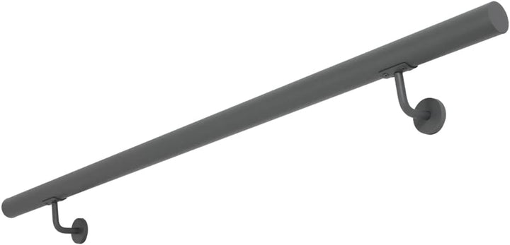 Edelstahl Handlauf Treppengeländer Geländer Wandhandlauf Wand Treppe 3 Farben 50-200 cm V2Aox, Farbe