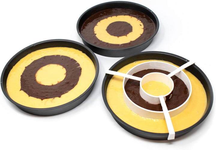 Norpro Checkerboard Cake Pan Set, One Size, as shown 1 One Size, 1 One Size