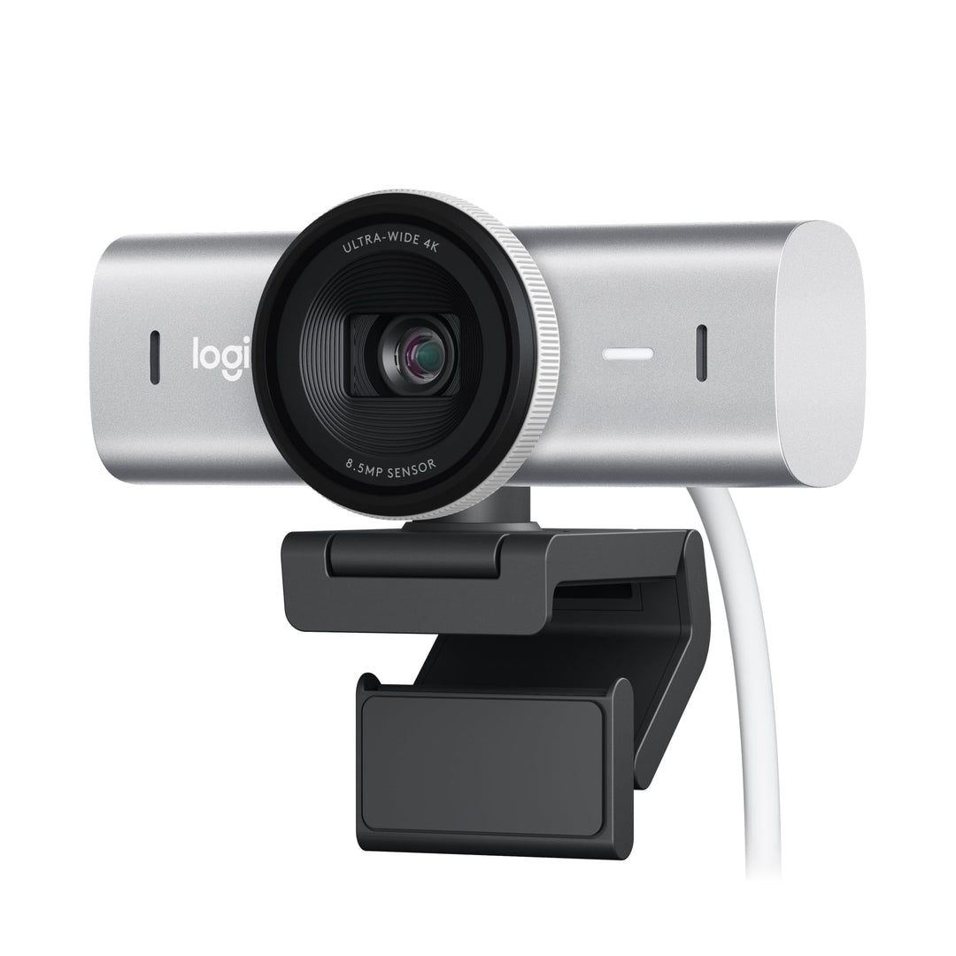 Logitech MX Brio Ultra HD 4K Collaboration and Streaming Webcam, 1080p at 60 FPS, Dual Noise Reducin
