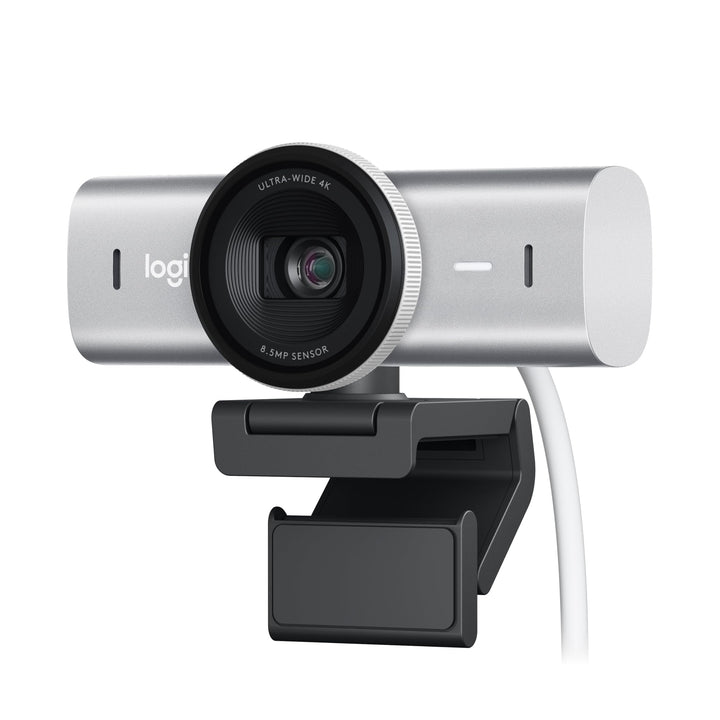Logitech MX Brio Ultra HD 4K Collaboration and Streaming Webcam, 1080p at 60 FPS, Dual Noise Reducin