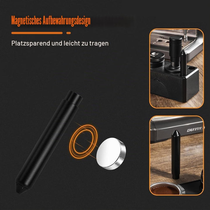 DONGKER Espresso-Verteilungswerkzeug, Teleskopisch Rührwerkzeug für Präzisionsbrühen, 0,4mm Nadeln,