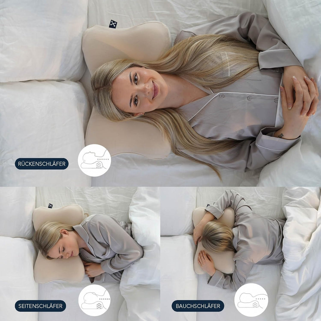 smartsleep® Orthopädisches Kissen - Nackenstützkissen Recovery Pillow – Ergonomisches Nackenkissen -