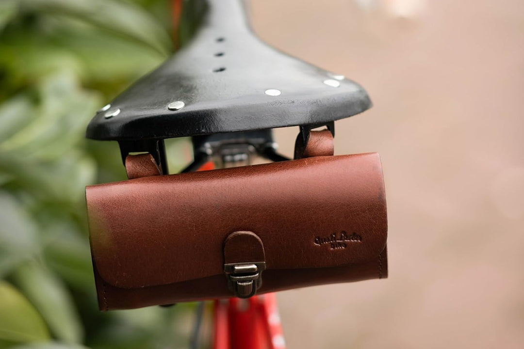 Gusti Satteltasche Leder - Fabrice P. Lenkertasche Fahrradtasche Werkzeugtasche Aufbewahrungstasche