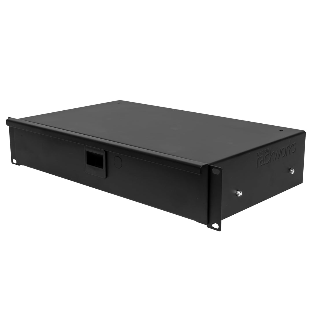 Gator grw-drwsh2 flach 2U 25,4 cm Schublade 2U Rack Space - Shallow, 2U Rack Space - Shallow