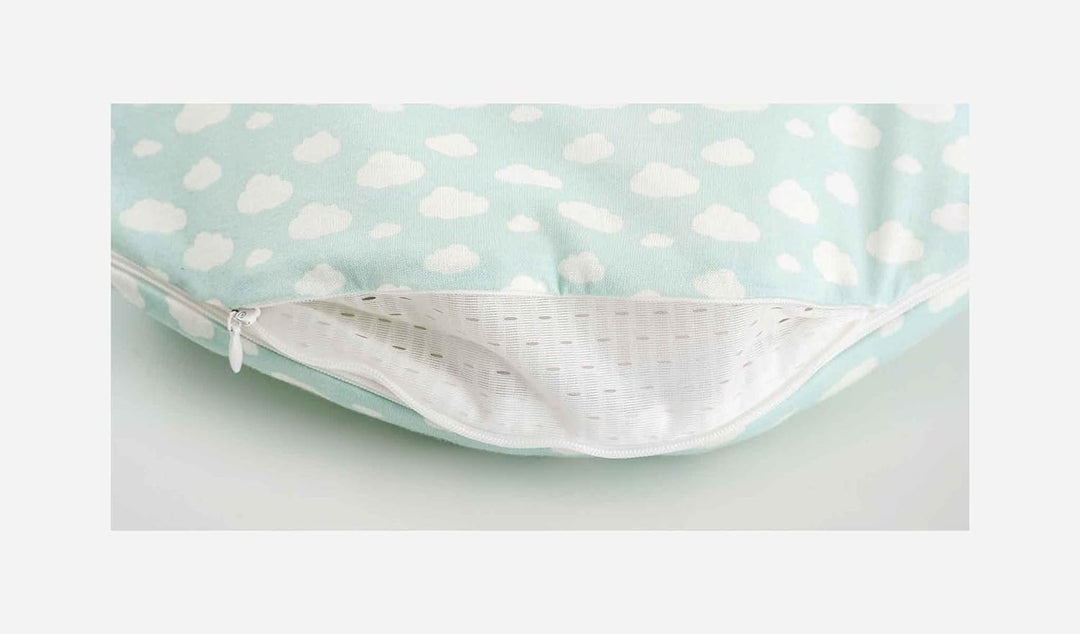 Träumeland S0100652 Babyschlafsack LIEBMICH 3 teilig Set Wolke mint, Grösse 50/56, mehrfarbig