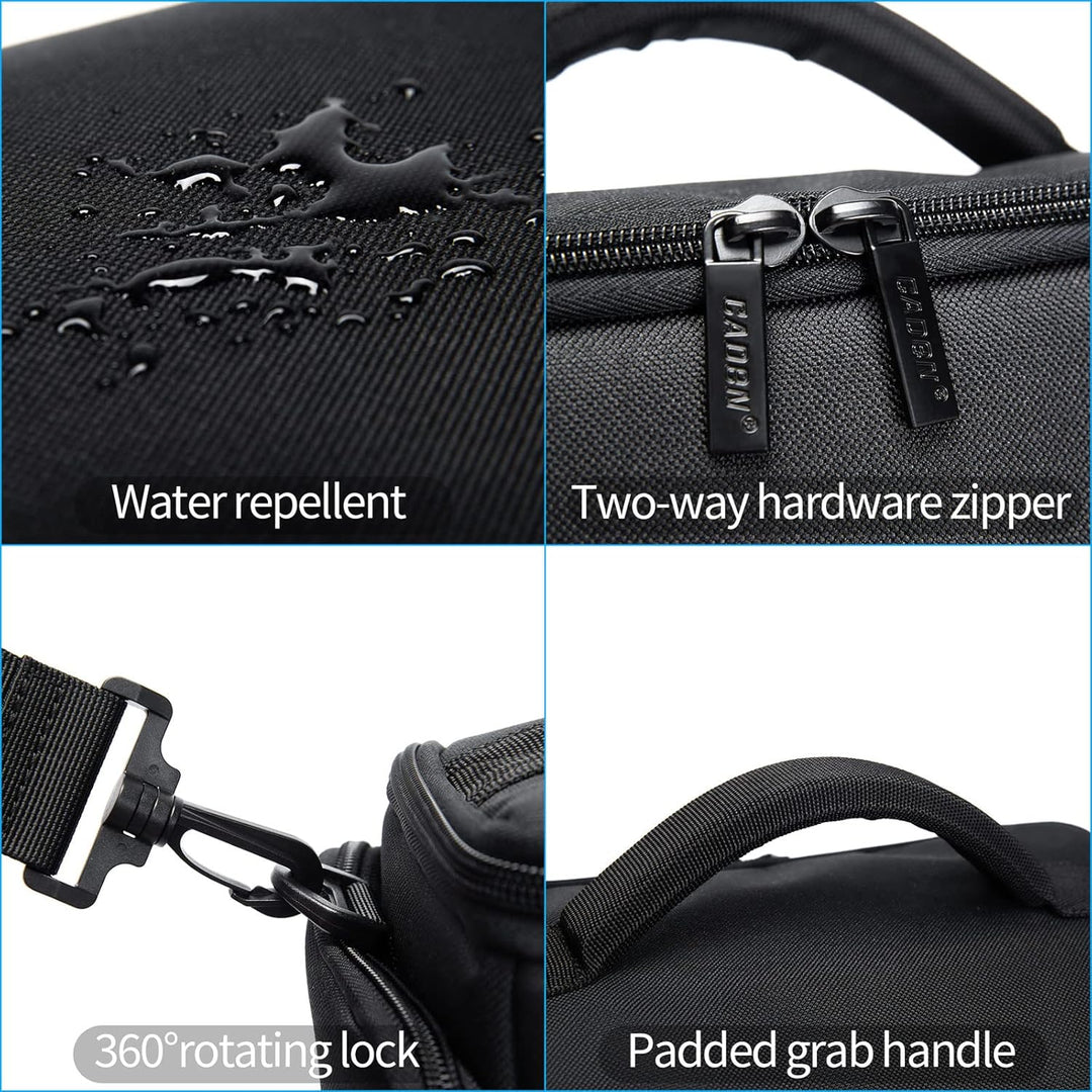 CADeN Umhängetasche, kompakte Kameratasche, kompatibel mit Nikon, Canon, Sony SLR/DSLR spiegellosen
