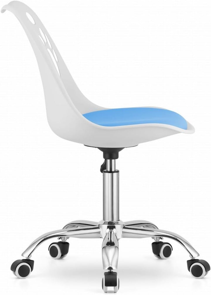NMK HOME Drehstuhl mit Rollen 360 ° - Schreibtischstuhl Höhenverstellbar - Schreibtisch Stuhl für Ar