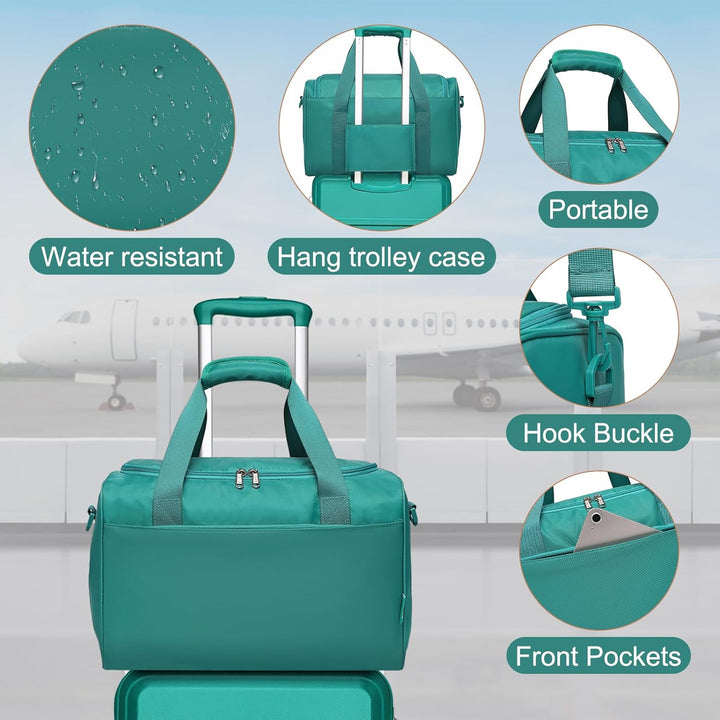 KONO Gross Reisekoffer Rollkoffer Set Gepäcksets 2 Teilig, 74cm Gross Trolley Koffer mit Ryanair Rei