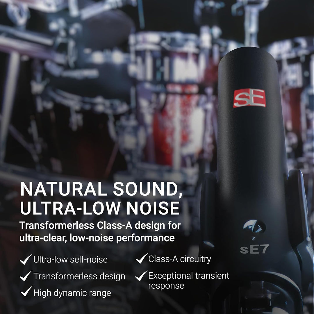 SE ELECTRONICS sE7 Kleinmembrand-Kondensatormik. Mehrfarbig, Mehrfarbig