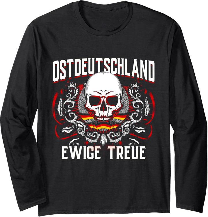 Ossi Geschenke Ostdeutschland Ossis Osten DDR Bürger Dresden Langarmshirt