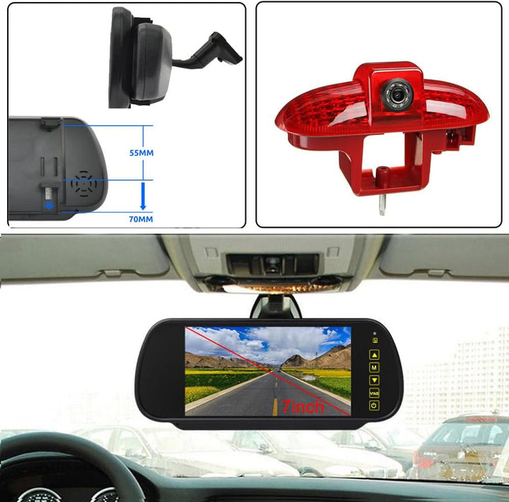 HD Bremsleuchte Rückfahrkamera mit Rückspiegel Monitor Ersatz für Renault Trafic II III Diesel Petro