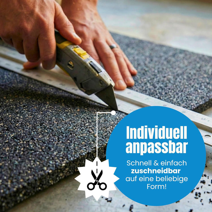 KRAITEC® top alu FiRe Bautenschutzmatte 8mm x 25cm x 8m | schwerentflammbar mit Alutriplexfolienkasc