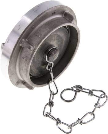 Storz-Blindkupplung 65 (81mm), Aluminium (geschmiedet) Werkstoff:Aluminium (geschmiedet)