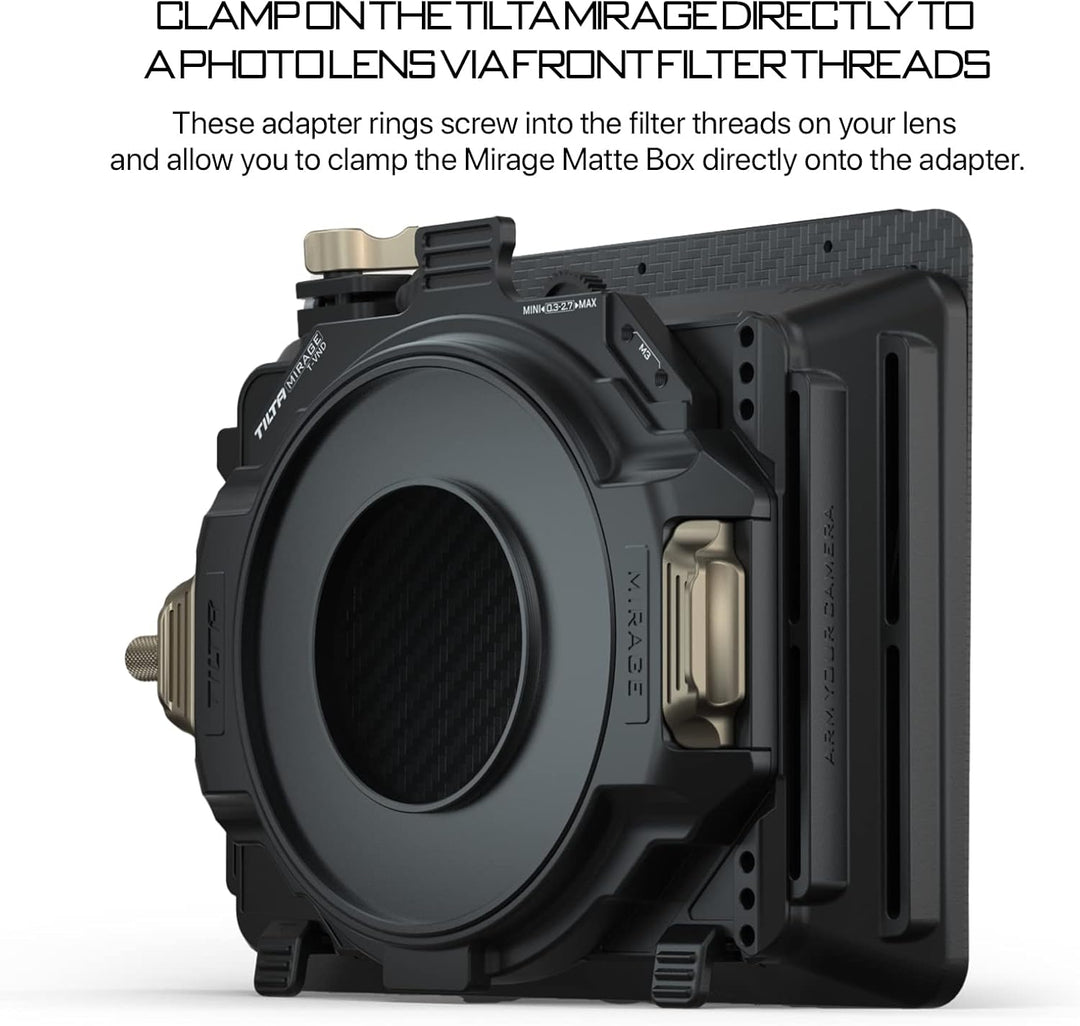 Tilta 55mm Objektivaufsätze Adapterring für MB-T16 Mirage Matte Box Kamera Objektivadapter MB-T16-55