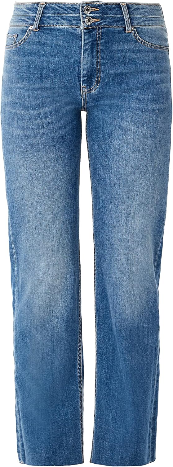 s.Oliver Damen Jeans, Karolin Comfort Fit 32W / 32L Blue Denim, 32W / 32L Blue Denim