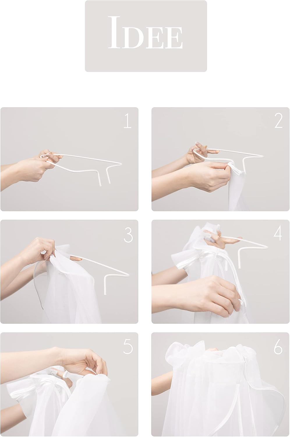 Amilian Babybett Himmel Baldachin Kinderzimmer Himmel für Babybett Betthimmel Babybett für Baby Zimm