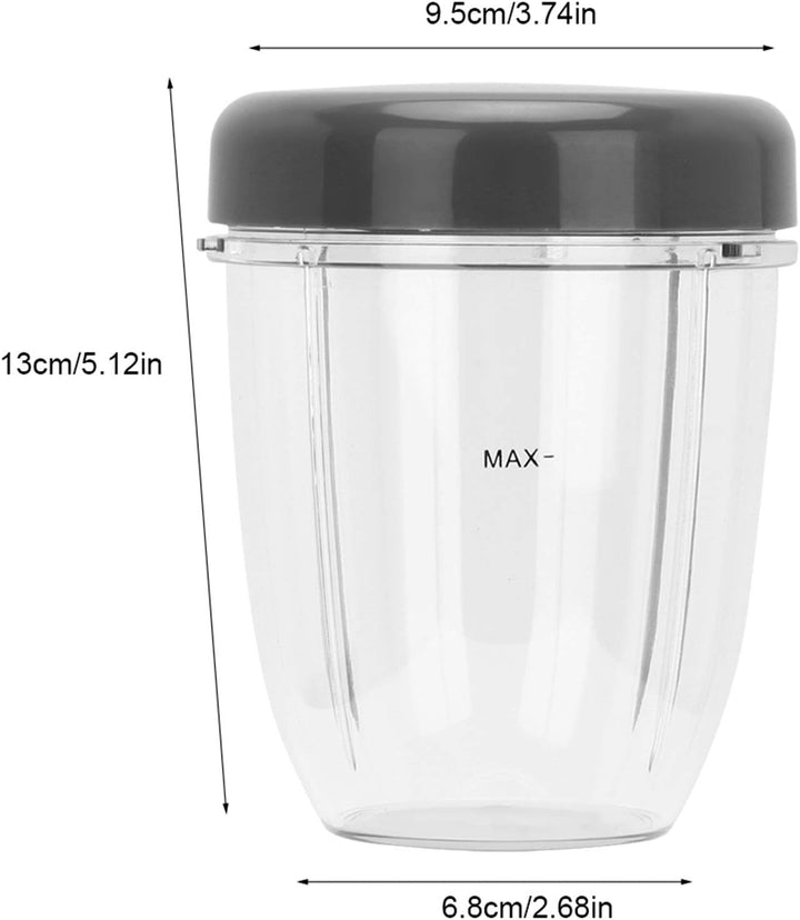 Alvinlite 18Oz Ersatzbecher Becher Kompatibel mit NutriBullet Elektrischer Mixer, Ersatzbecher + Dec