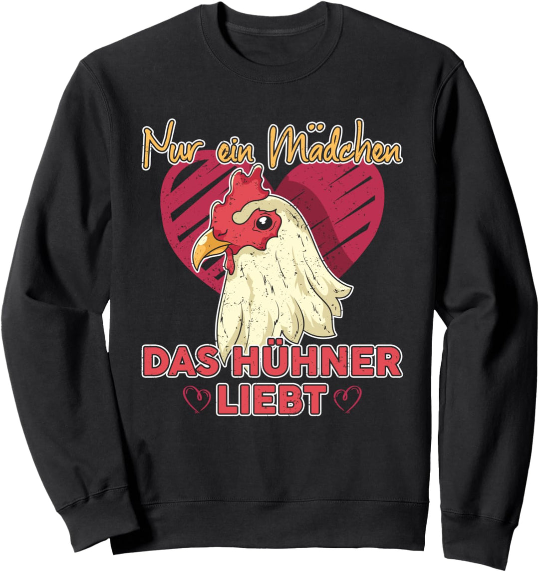 Bauernhof Tier Farm Nur ein Mädchen das Hühner liebt Huhn Sweatshirt