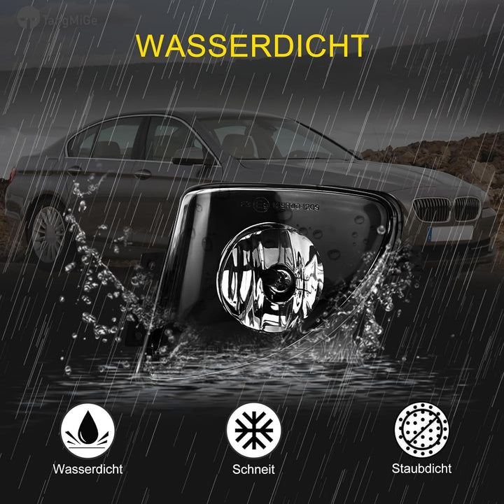 TangMiGe Nebelscheinwerfer Kompatibel mit BMW 5er F10 F11 01/2009-06/2013, für Standard Stossstange,