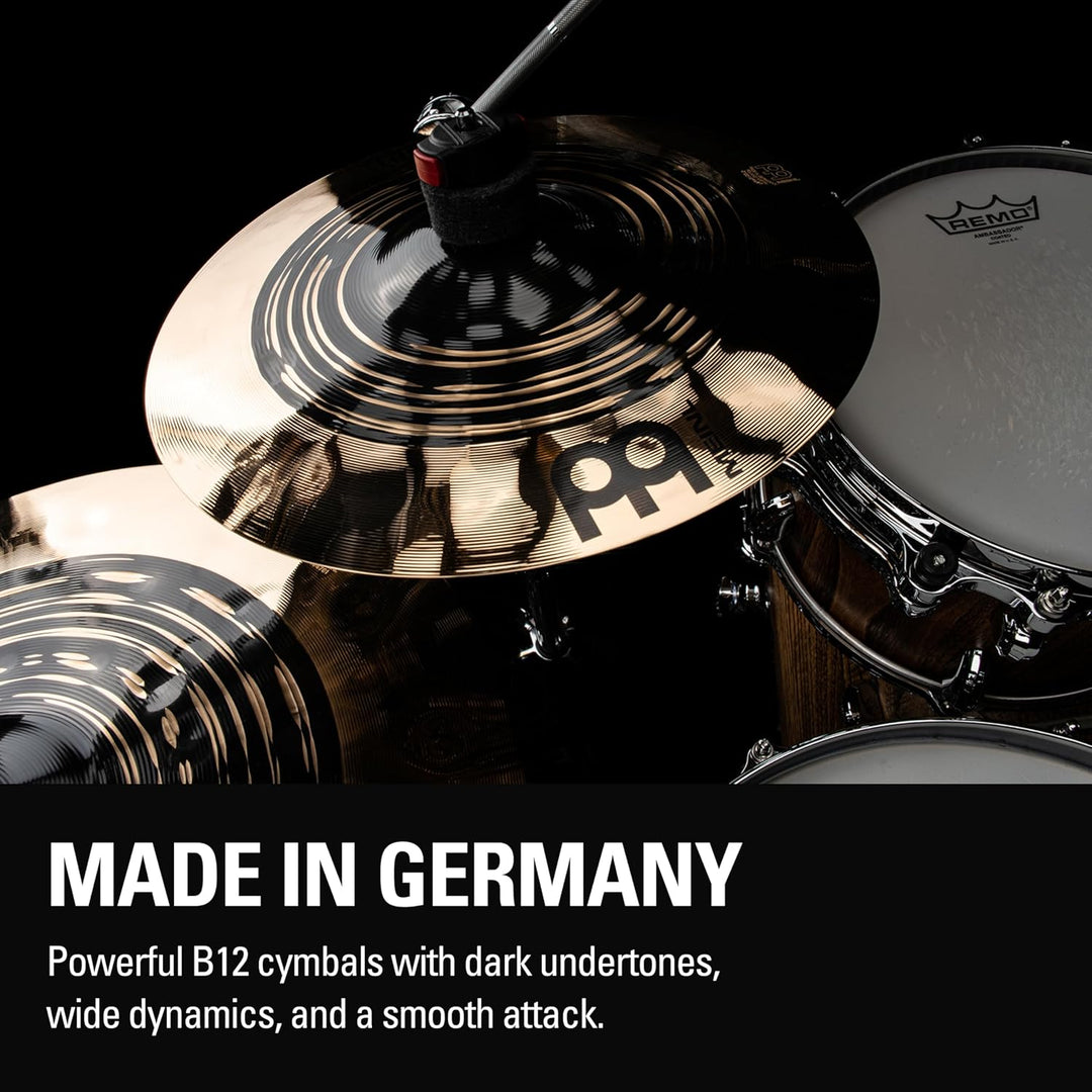 Meinl Classics Custom Dual 10 Zoll Splash (Video) Schlagzeug Becken (25,40cm) B12 Bronze, Dunkles un