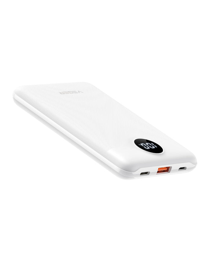 VEGER Power Bank Mini 22.5W, 10000mAh Powerbank Klein Aber Stark, Ultra Slim Leicht Externe Handyakk