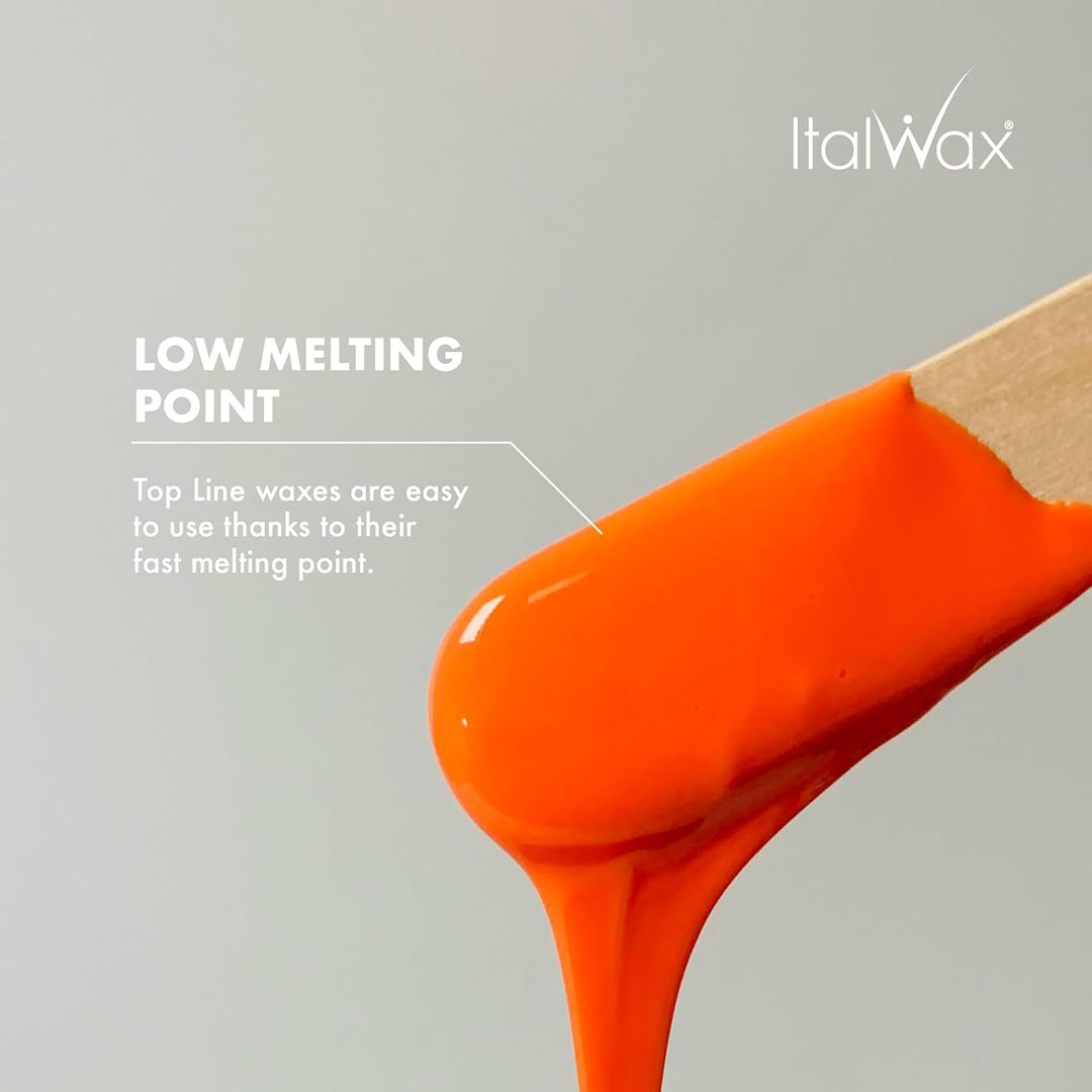 Italwax Top Line Coral - 750g - Waxing Perlen für Haarentfernung - Duftlos - Synthetische Formulieru
