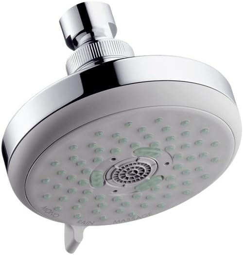 hansgrohe Croma 100 Duschkopf, Kopfbrause mit 3 Strahlarten, Chrom Chrom 3 Strahlarten, Chrom 3 Stra