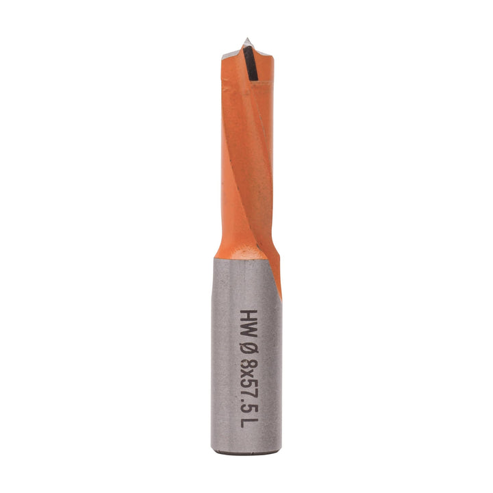 ENT 22164 Dübelbohrer HW, Schaft (S) 10 mm, Durchmesser (D) 8 mm, NL 27 mm, SL 27 mm, L 57,5 mm, Lin