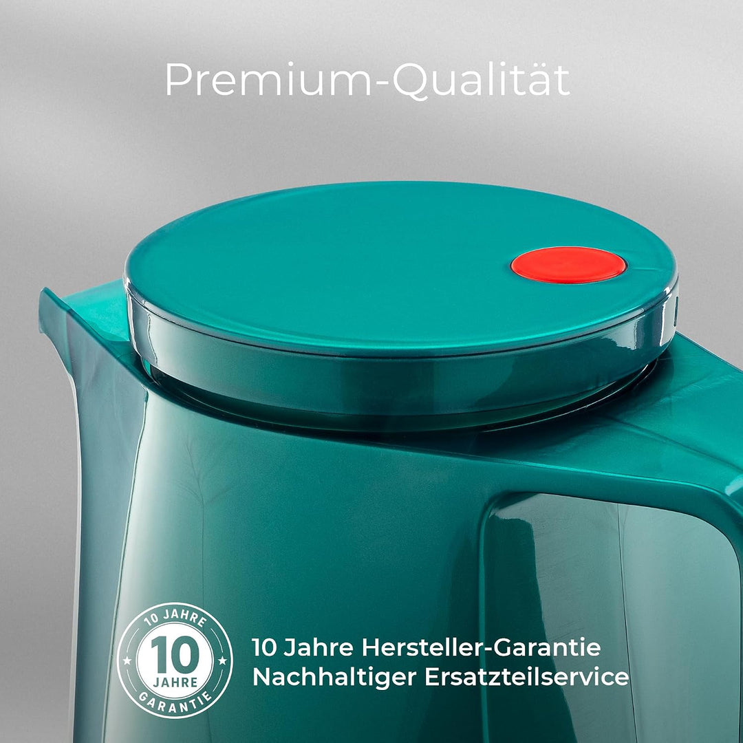ROTPUNKT Isolierkanne 1L - Premium Kaffekanne Made in Germany I Hält bis zu 24 Std heiss I Warmhalte
