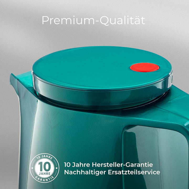 ROTPUNKT Isolierkanne 1L - Premium Kaffekanne Made in Germany I Hält bis zu 24 Std heiss I Warmhalte