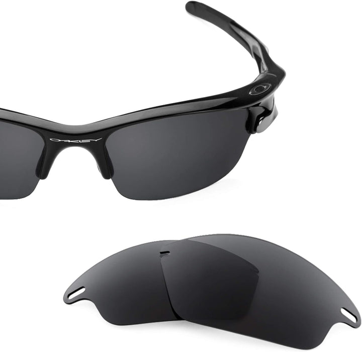 REVANT Ersatzgläser für Oakley Fast Jacket - Kompatibel mit für Oakley Fast Jacket Schwarz - Polaris