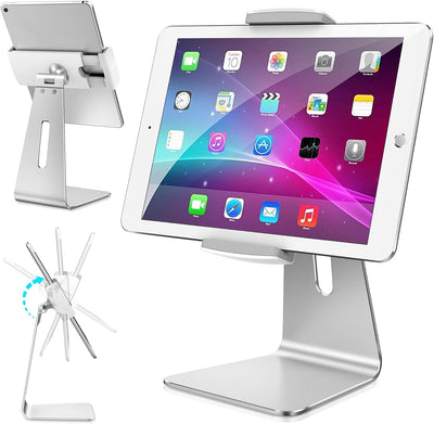 AboveTEK Tablet Ständer Verstellbare Tablet Halterung iPad Ständer Aluminium Stand für iPad 7-12.9 Z