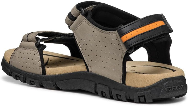 Geox Herren Uomo Sandal Strada D Riemchensandalen, Sand
