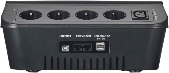 Accurat UPS Unterbrechungsfrei Stromversorgung Flux850-850VA/510W, AVR, LCD, AC, 2 Schuko-Steckdose,