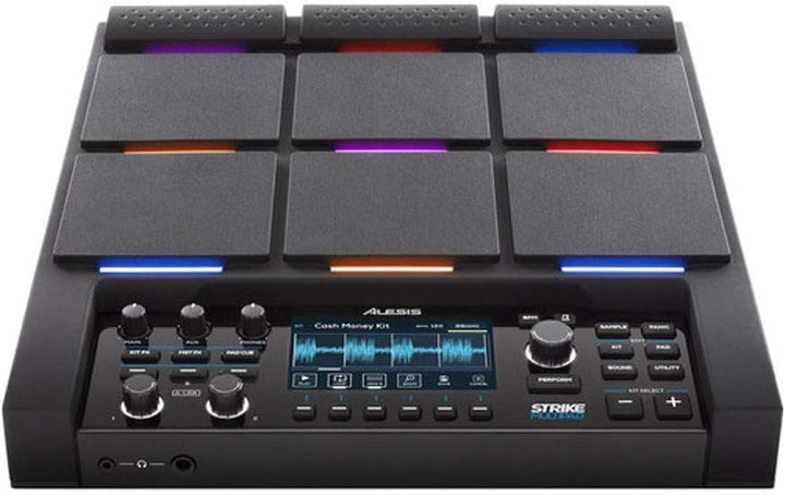 Alesis Strike Multipad - Perkussions-Pad mit 9 RGB-hintergrundbeleuchteten Pads, Sampler, Looper, in