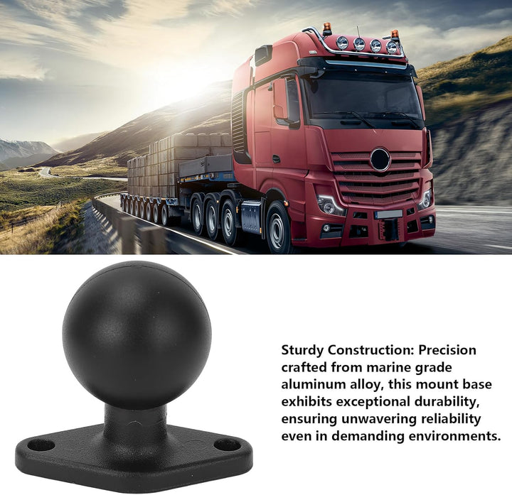 1,5 Zoll Ram Kugelhalterung, Ram Halterungskugel aus Eloxierter Aluminiumlegierung, Runde Platte mit