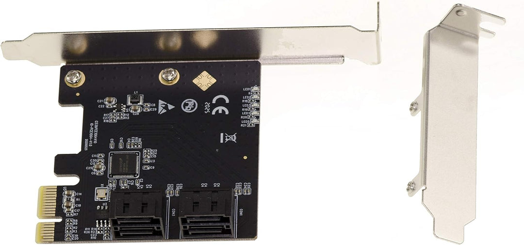 KALEA-INFORMATIQUE Controller-Karte mit 4 Ports für SATA-Laufwerke auf PCI Express PCIe x1-Port mit