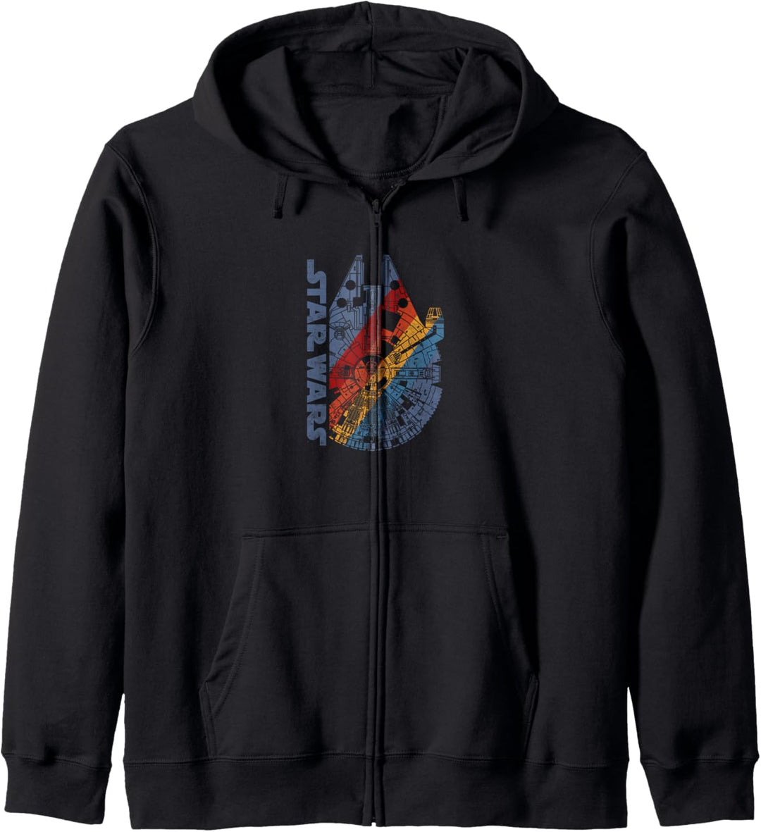 Star Wars Millennium Falcon Wears Retro Stripes Kapuzenjacke