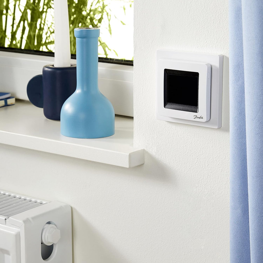 Danfoss 088L0122 ECtemp Touch, Digitaler Thermostat für Elektro-Fussbodenheizung mit Touchscreen-Bed