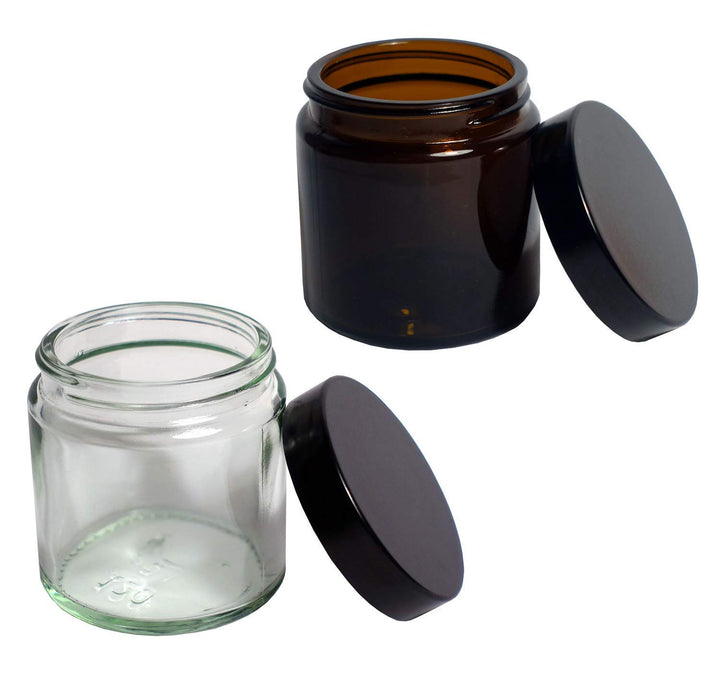 Comandante Ersatzglas mit Deckel (2 STK.) für C40 MK3 Kaffeemühle (1 x Transparent | 1x Braunglas),