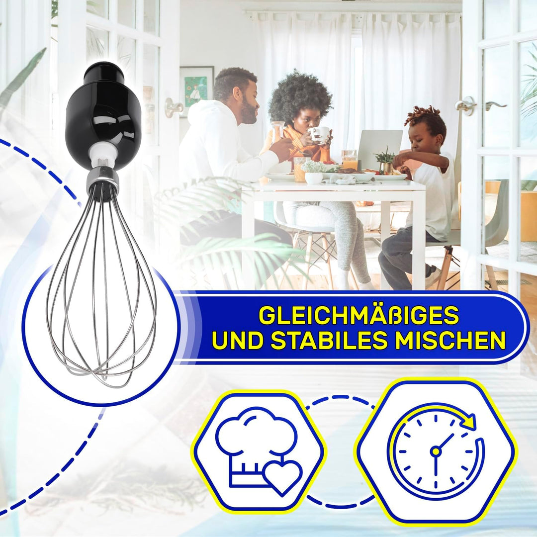 MONTERAL Schneebesen mit Getriebe für Stab Mixer Ø 46x235 mm mit Originalcode 12027761 für Bosch Erg
