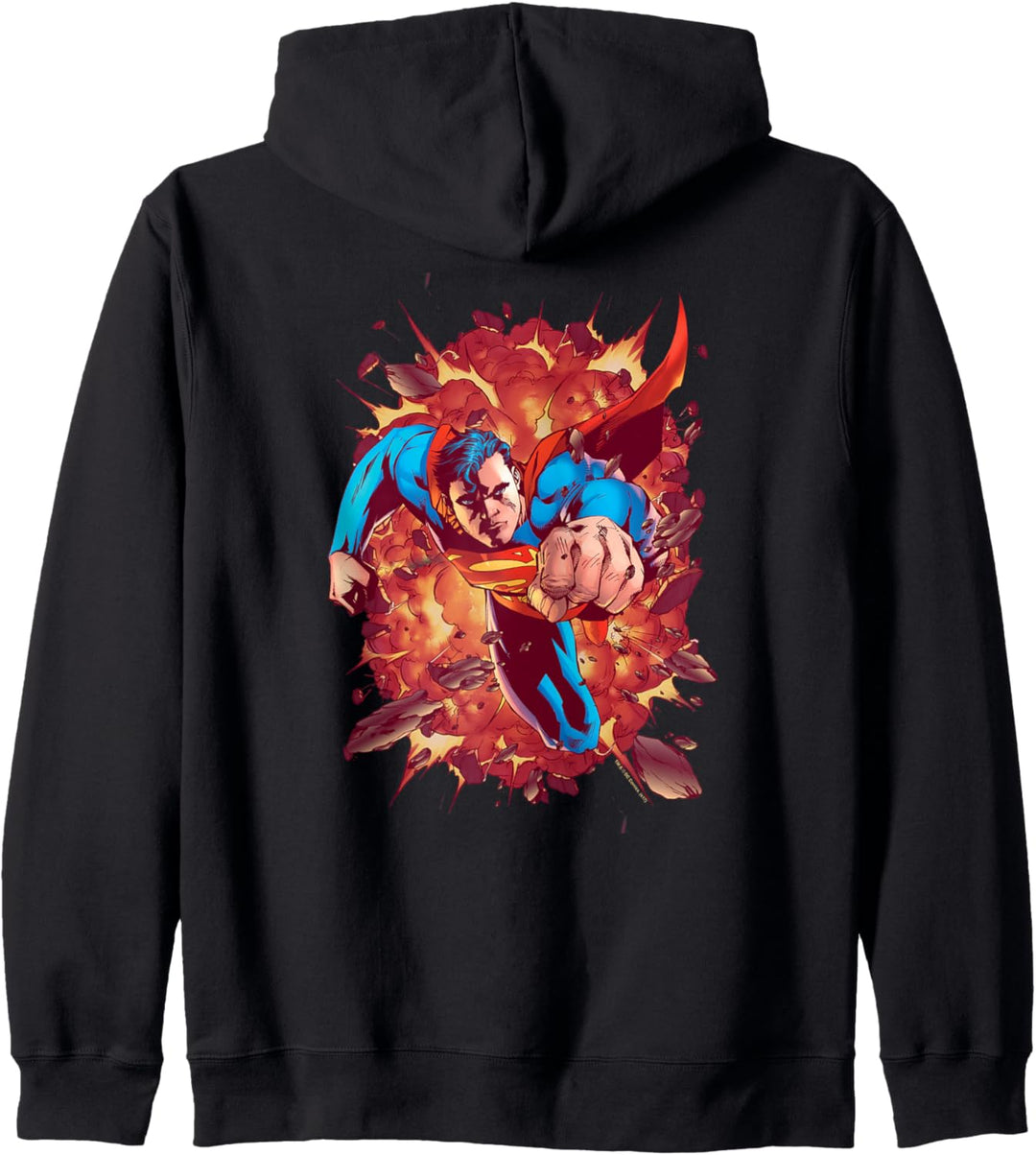 Superman Through Flame Kapuzenjacke