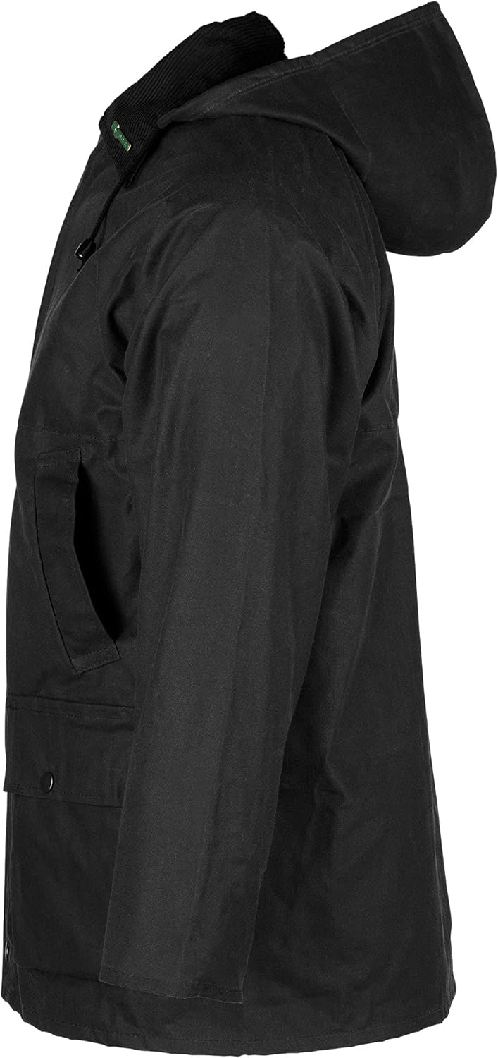 Romneys Original englische Wachsjacke Country - Robuste Wind- und wasserdichte Regenjacke inklusive