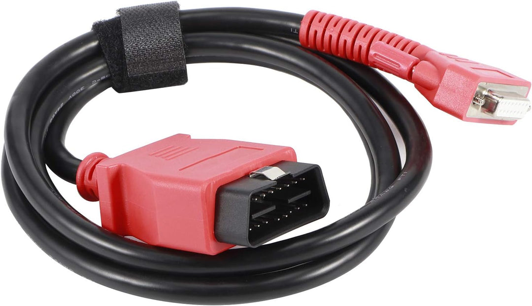 Qiilu OBD2 Auto Diagnosekabel, Scanner Haupttestdatenkabel OBD2 Kabelersatz Passend für MaxiSys MS90