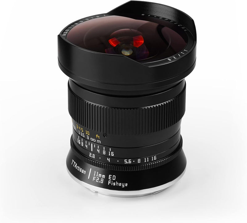 TTArtisan 11mm F2.8 Vollformat SLR Fisheye Kameraobjektiv Cooles und lustiges Kameraobjektiv für Can